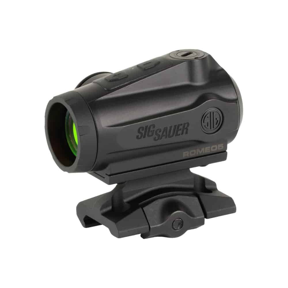 Sig Sauer, Romeo 5 Gen II, Red Dot, 1X20mm, 2 MOA Dot, Includes Low Mount, Fits Picatinny, Matte Finish, Black (SOR5101)