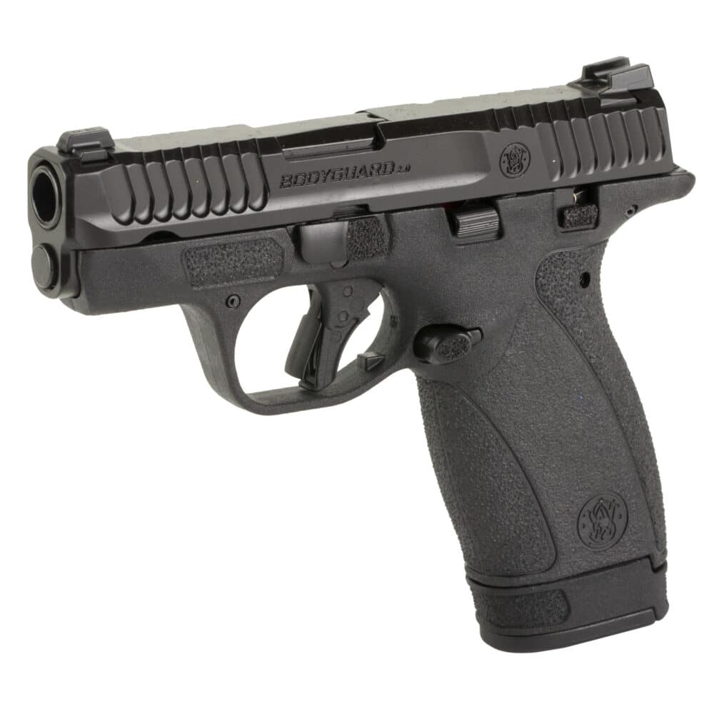 Smith & Wesson, Bodyguard 2.0, Striker Fired Pistol, Micro-Compact, 380 ACP, Thumb-Safety, Black (13926)