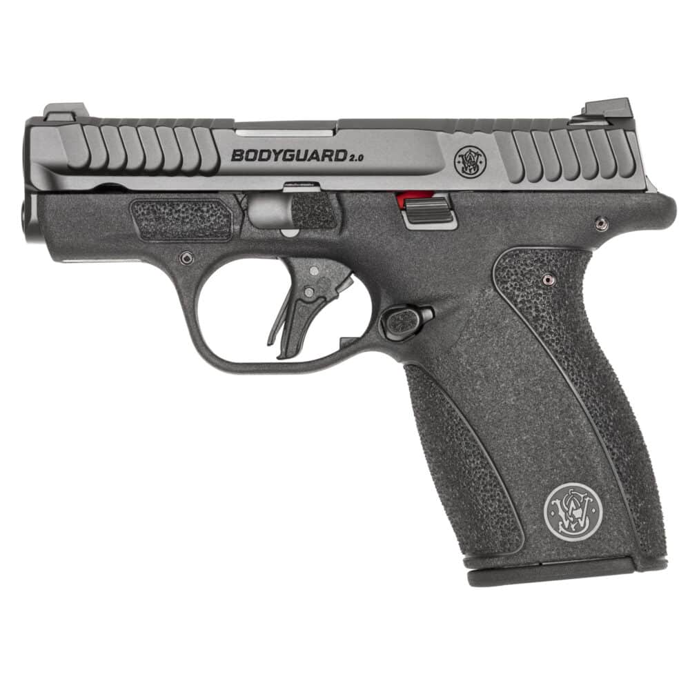 Smith & Wesson, Bodyguard 2.0, Micro-Compact, 380 ACP, 2.75", Bright Dot Front Sight with Tritium Insert, U-Notch Rear Sight, Black (13927)