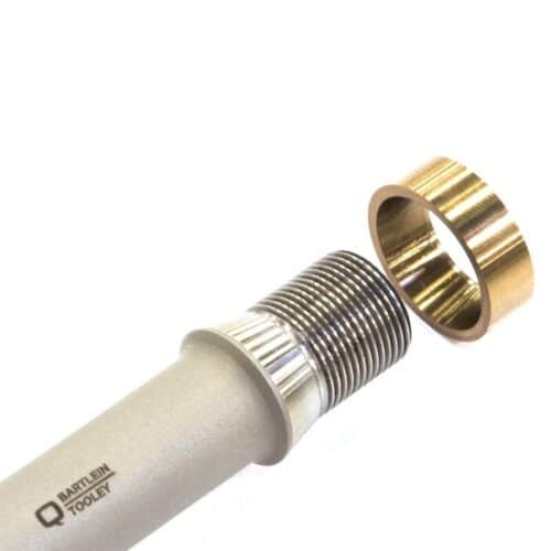 Q, LLC., TA-1752, 240ER Adapter 5/8X24, Heat Treated Gold