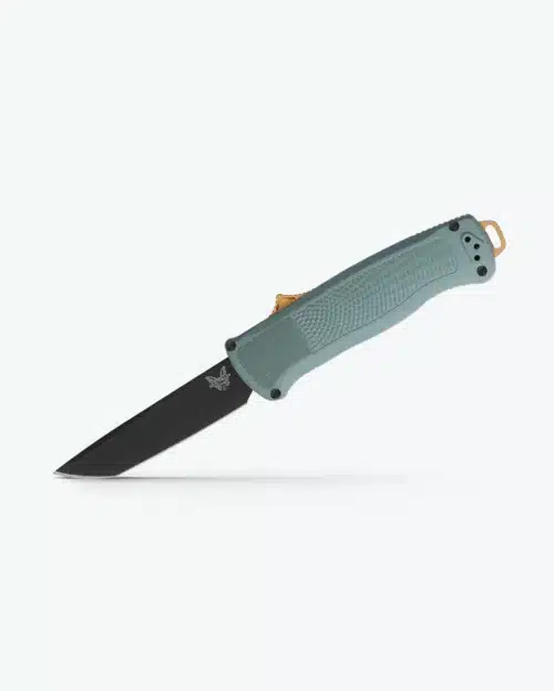 Benchmade, Shootout, Auto Out-The-Front, Tanto, Plain Edge, Sage Green (5370BK-07)