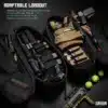 Savior Equipment, Pro Touring Discreet Case, 30" Tennis Bag (RB-TENNIS-V1-BK) - Image 3