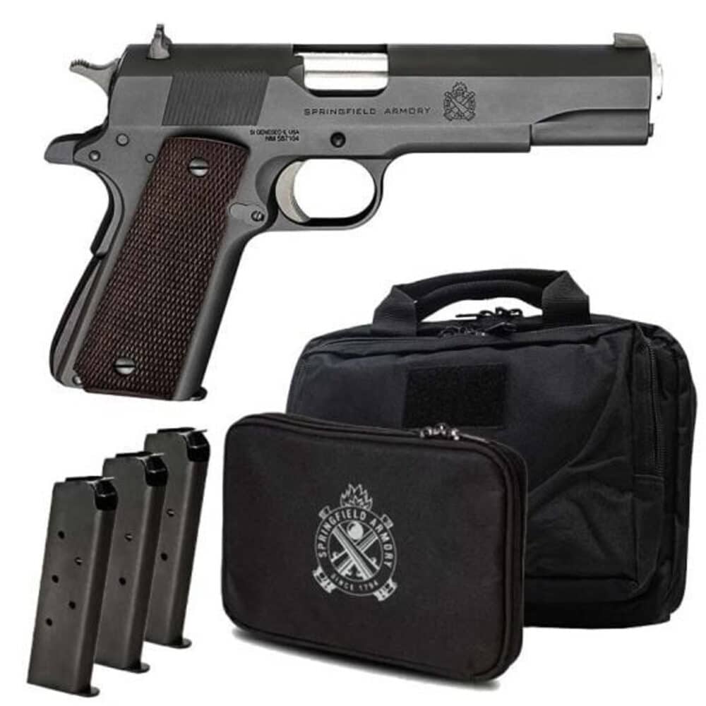 Springfield Armory, 1911 Defender 45ACP, Package, 7+1, 5" Mil-Spec Package (PBD9108L-PKG)