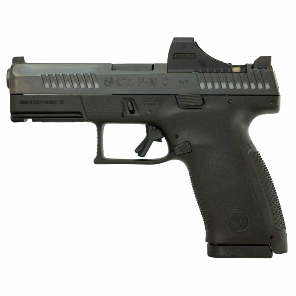 CZ, P-10C, Compact, 9MM Pistol, 4" Barrel, Nitride Finish, Black (86091)