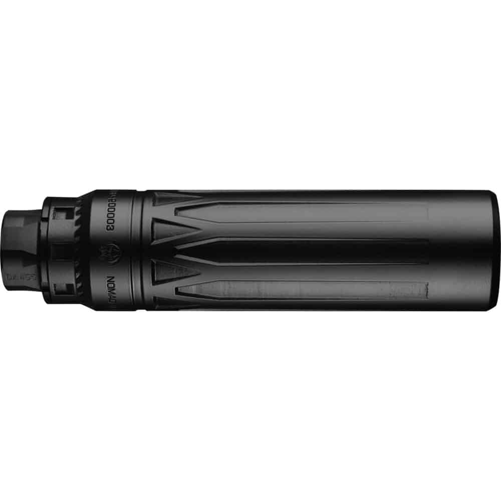 Dead Air Armament, Nomad-TI XC, Suppressor, 6.74" Length, Rated Up to 300 Remington Ultra Magnum (NOMADTIXCDTBLK)