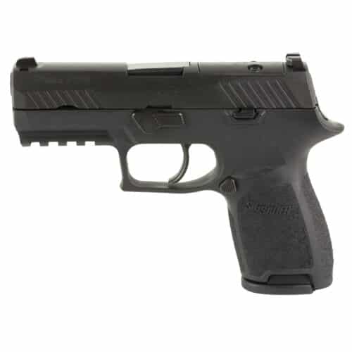 Sig Sauer, P320, Compact 9mm Pistol, Compact, 15+1, 3.9", Black (320C-9-BSSP)