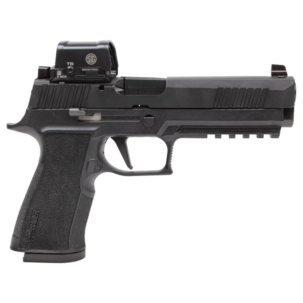 Sig Sauer, P320 XTEN, Striker Fired, Full Size Pistol, 10MM, 15+1, Black (320X5-10-BXR3-RX2)