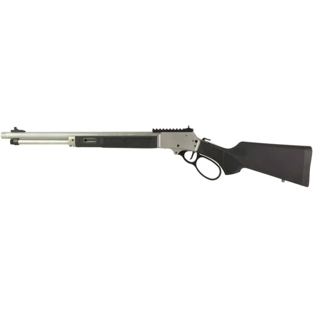 Smith & Wesson, 1854, Lever Action Rifle, 45 Long Colt, 19.25", 11/16-24, M-LOK Handguard, Stainless Steel, Black Synthetic Stock (13814)