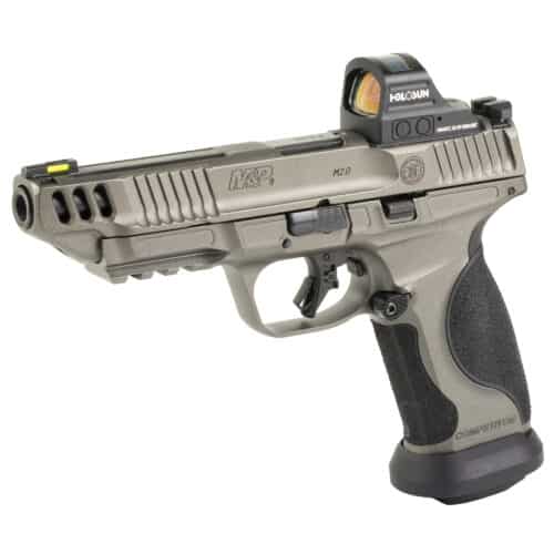 Smith & Wesson, S&W, M&P9 Competitor Full Size Metal Frame, 9mm Pistol, w/ Holosun 407C, Tungsten Gray (13954)