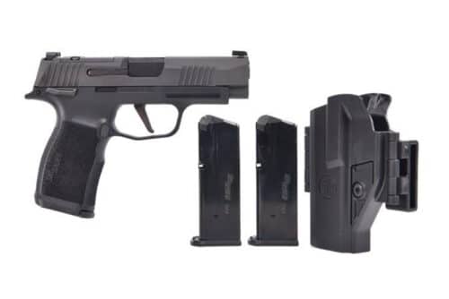 Sig Sauer, P365XL TacPac, Manual Safety, 9mm Pistol W/ Holster, Black (365XL-9-BXR3P-MS-TACPAC)