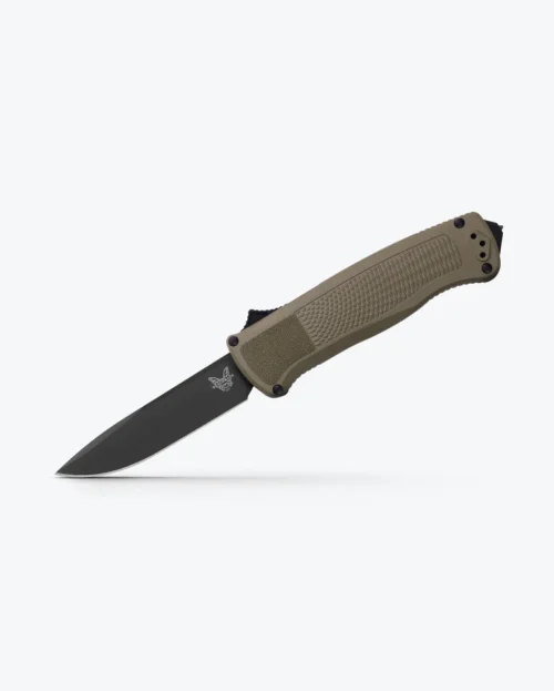 Benchmade, Shootout, Out-the-Front, Auto Knife, DLC, Drop-Point, Ranger Green (5371BK-01)