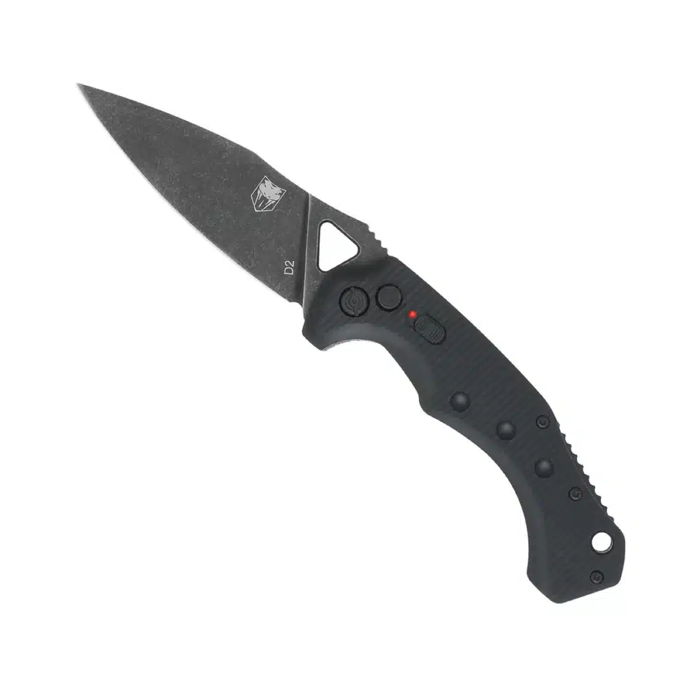 Cobratec Knives, Ryker, Folder, Plain Blade, Black (BAFRYK)