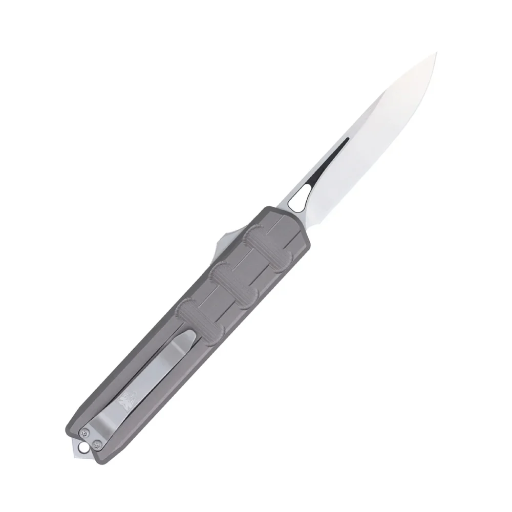 Cobratec Knives, Large Enforcer, Out-the-Front, Grey (CTEGRYM390DAGNS)