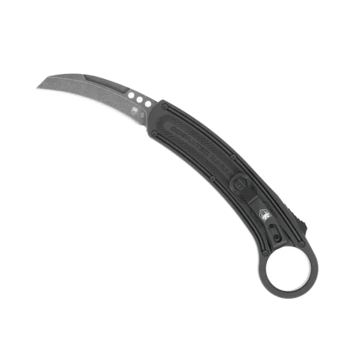 Cobratec Knives, Karambit, Right Hand, Automatic, Black (CTBK-RH)