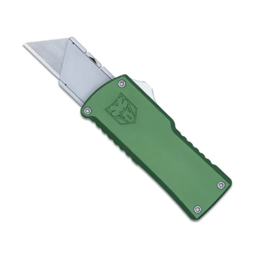 Cobratec Knives, Utility Knife, Out-the-Front, OD Green (CTOTFUTODG)