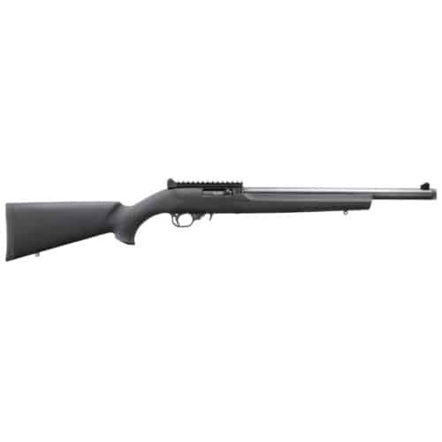 Ruger, 10/22, Carbine, Semi-Auto Rifle, 22 LR, 16.12" Heavy Barrel, Threaded 1/2x28, Satin Finish, Black (31197)