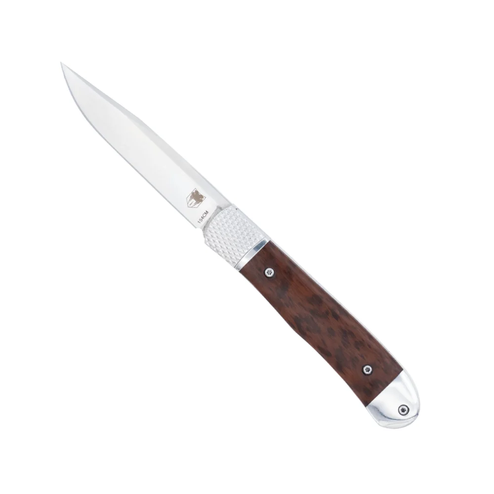 Cobratec Knives, Trapper Hidden Release, Snakewood (CTTHRSNW154CM)