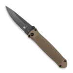 Cobratec Knives, Quick Strike Hidden Release, Brown (BRNHRQS)