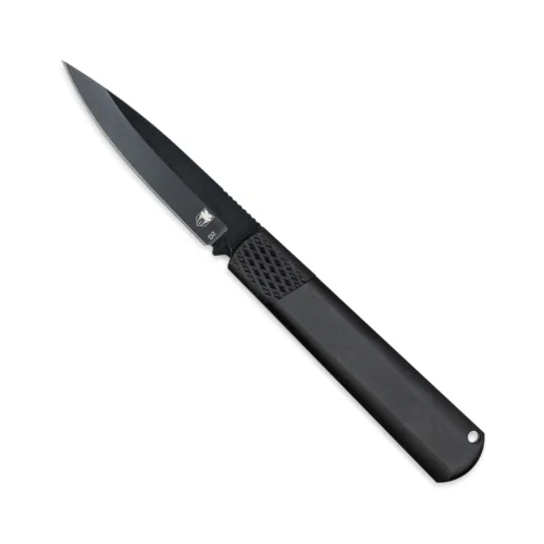 Cobratec Knives, Gideon Hidden Release, Black/Black (CTGHRBBB)