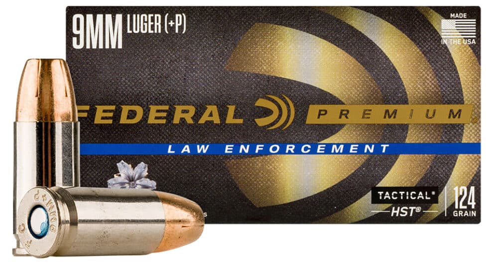 Federal, 9mm +P, 124gr, 50rd Box (P9HST3)