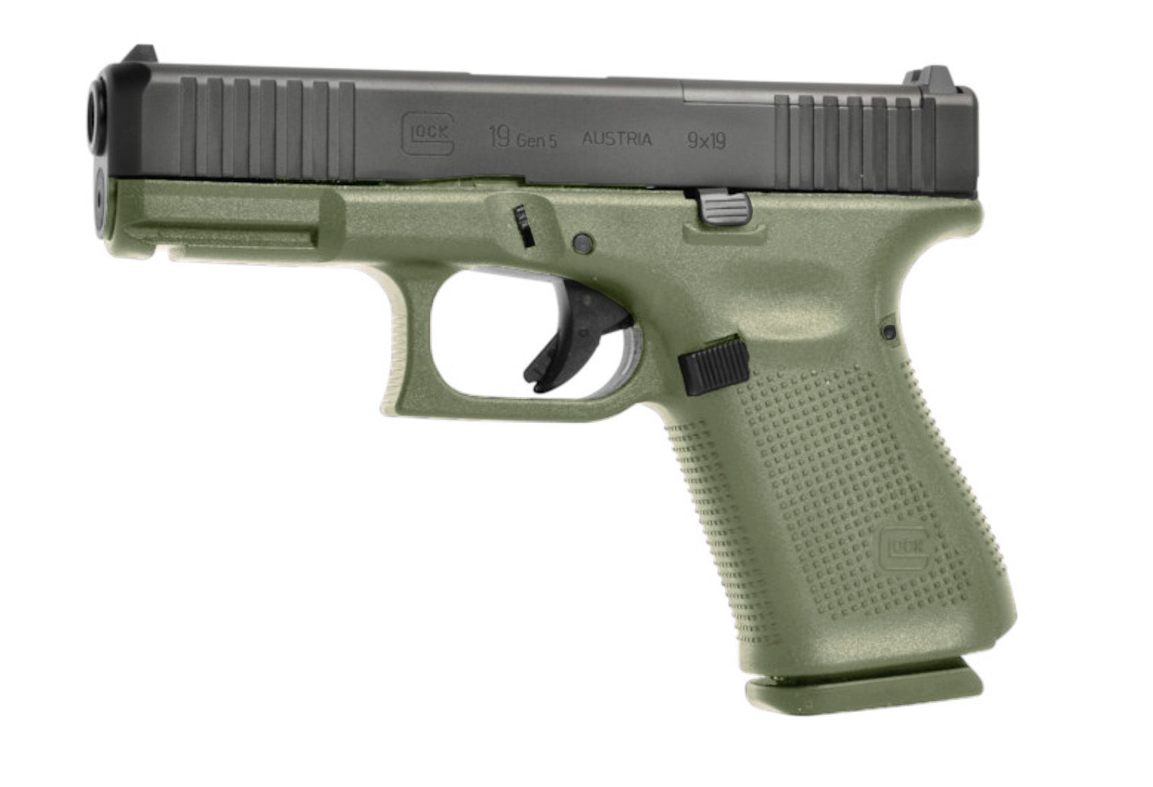 https://cityarsenal.com/product/glock-g19-gen5-mos-9mm-pistol-151-battlefield-green-ua195s203mosbfg/