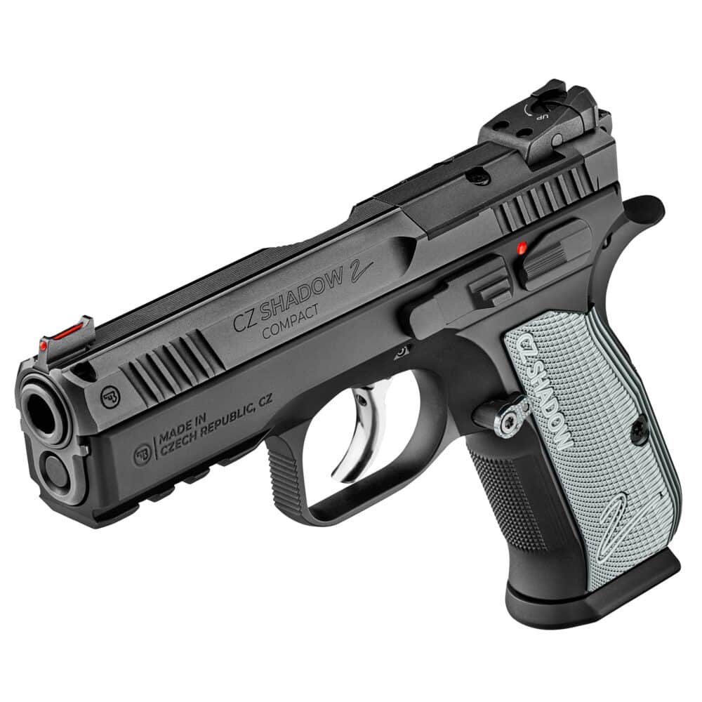 CZ, Shadow 2 Compact, DA/SA, Semi-Auto, Metal Frame Pistol, 9MM, 15+1, MS, Black (91252) - Image 3