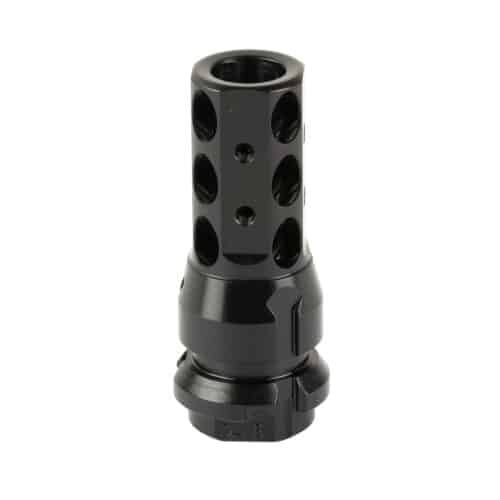 Dead Air Armament, Key Mount, Muzzle Brake, 45 Caliber, 5/8x24, Nitride Finish, Black (DA161)