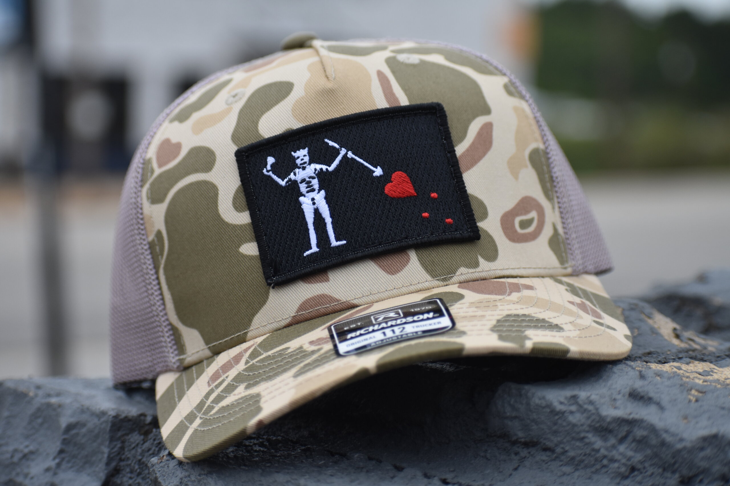 City Arsenal Blackbeard Flag Richardson Hat Camo (BB-CAMO)