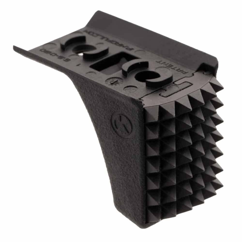 Magpul Industries, Barricade Stop, Hand Stop, Black, Fits M-LOK, Polymer, Removable Steel Plate Insert (MAG1295) - Image 2