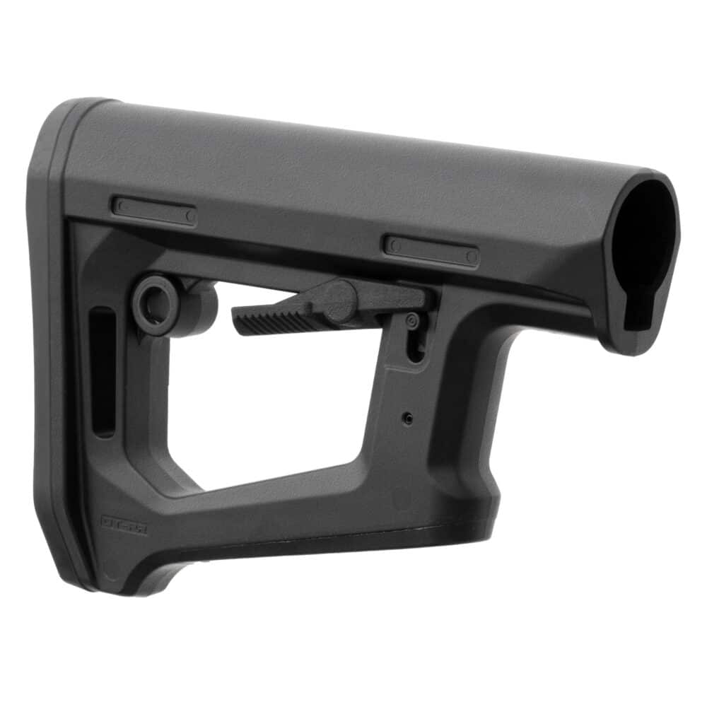 Magpul Industries, DT-PR Carbine Stock, Fits AR-15 with Mil-Spec Buffer Tube, Matte Finish, Black (MAG1477BLK)