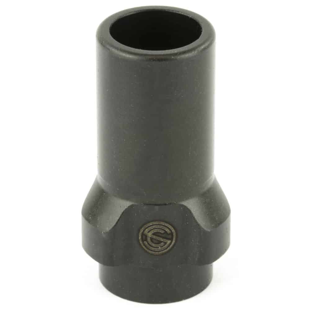 SilencerCo, 3-Lug Muzzle Device, 9MM, 1/2X28, Black Finish (AC2604)