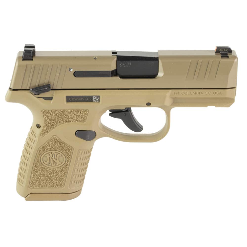 FN America, Reflex MRD, SAO, Micro Compact, 9MM, Flat Dark Earth (66-101419) - Image 2