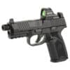 FN America, FN509M Tactical w/Holosun 407C Red Dot Sight, Striker Fired, Polymer Frame Pistol, Mid-Size, 9MM, Black (66-101936)