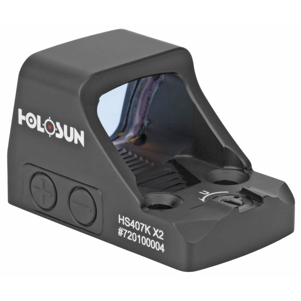 Holosun Technologies, 407K-X2, Red Dot, 6 MOA Dot, Black Color, Side Battery Warning (HS407K X2) - Image 2