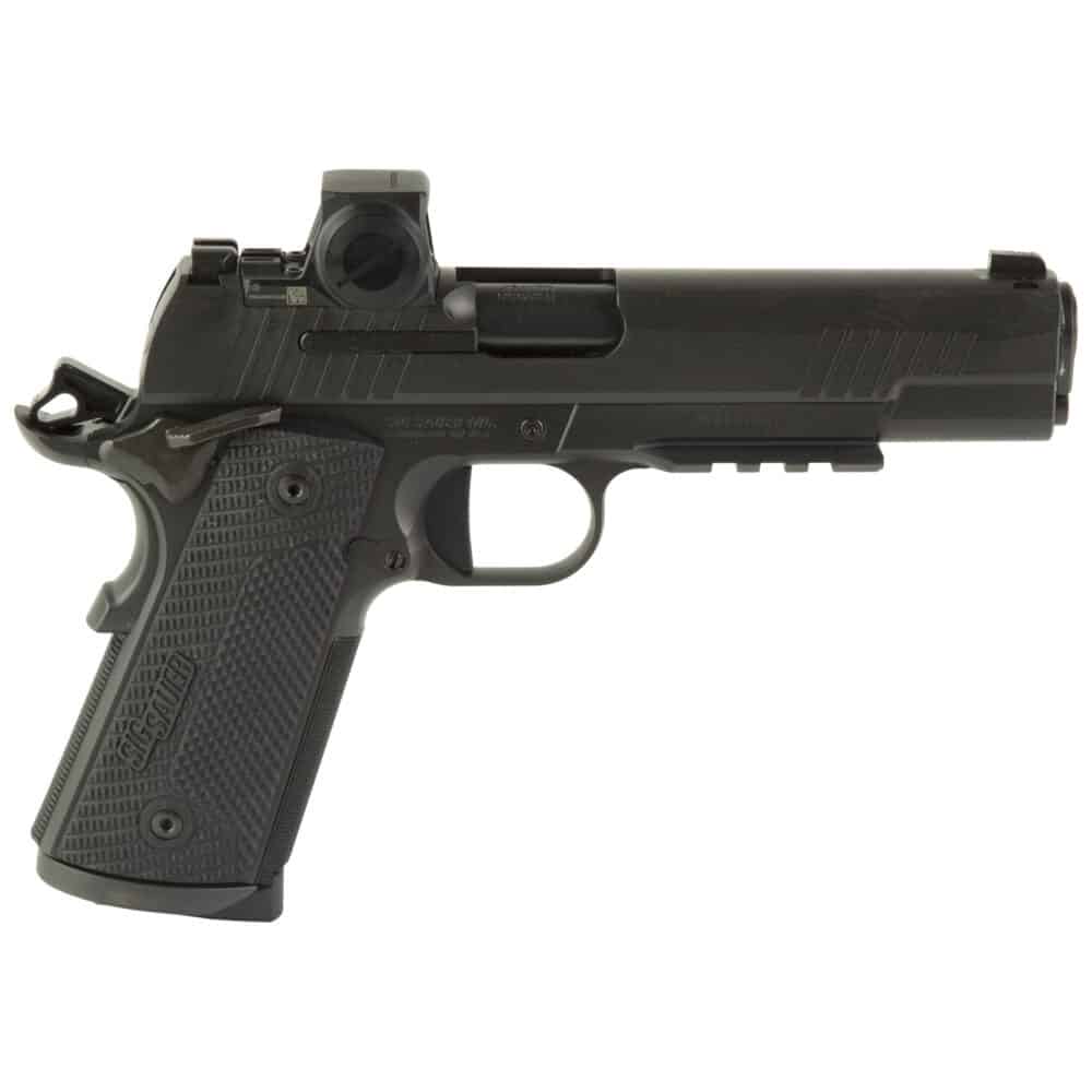 Sig Sauer, 1911 X Series, Single Action Only, 1911, Full Size, 45 ACP, 5" Barrel, DLC Finish, Black (1911XR-45-BXR3-RXX)