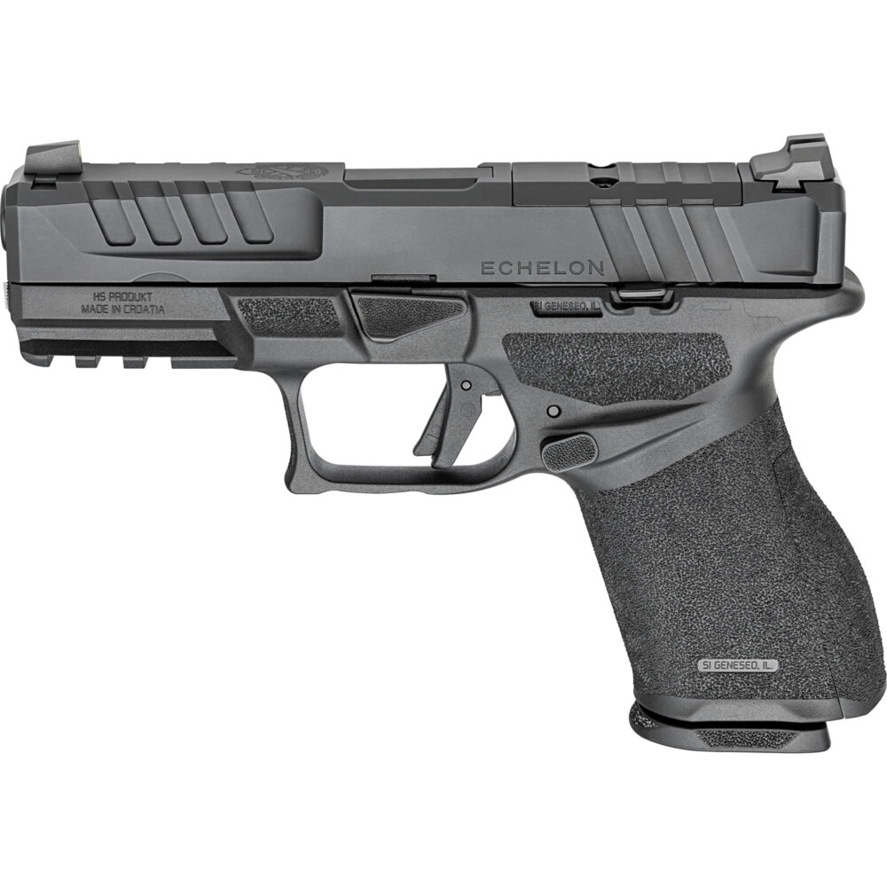 Springfield, Echelon 4.0C, Semi-automatic, Striker Fired, Polymer Framed Pistol, Full Size, 9MM, Black (EC9409B-GU25)