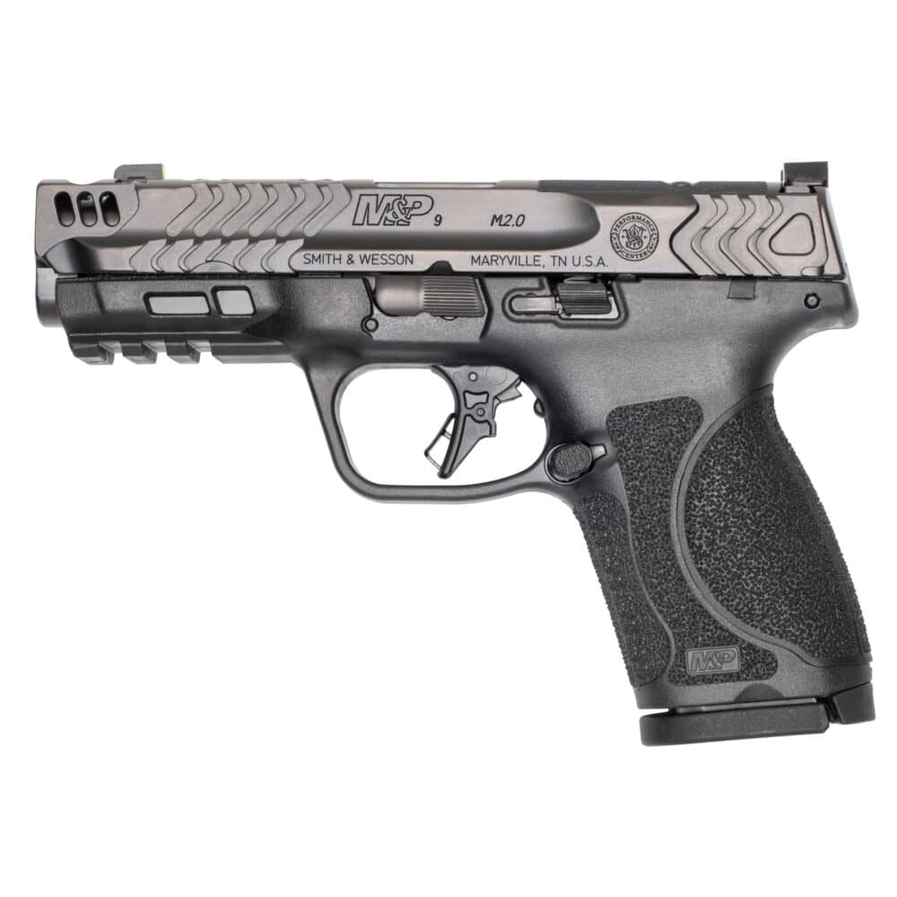 Smith & Wesson, M&P M2.0, Performance Center, Polymer Framed Ported Pistol, Compact, 9MM, 15+1, Black (13989) - Image 3