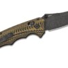 Benchmade, Mini Bedlam, Scimitar Plain Blade, AXIS Folding Knife, Black/Coyote (865BK-01) - Image 2