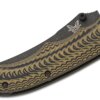 Benchmade, Mini Bedlam, Scimitar Plain Blade, AXIS Folding Knife, Black/Coyote (865BK-01) - Image 3