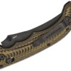 Benchmade, Mini Bedlam, Scimitar Plain Blade, AXIS Folding Knife, Black/Coyote (865BK-01) - Image 4