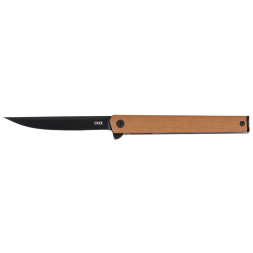 CRKT, Columbia River Knife & Tool, CEO Flipper, Folding Knife, 3.35" Drop Point Blade (7097DK)