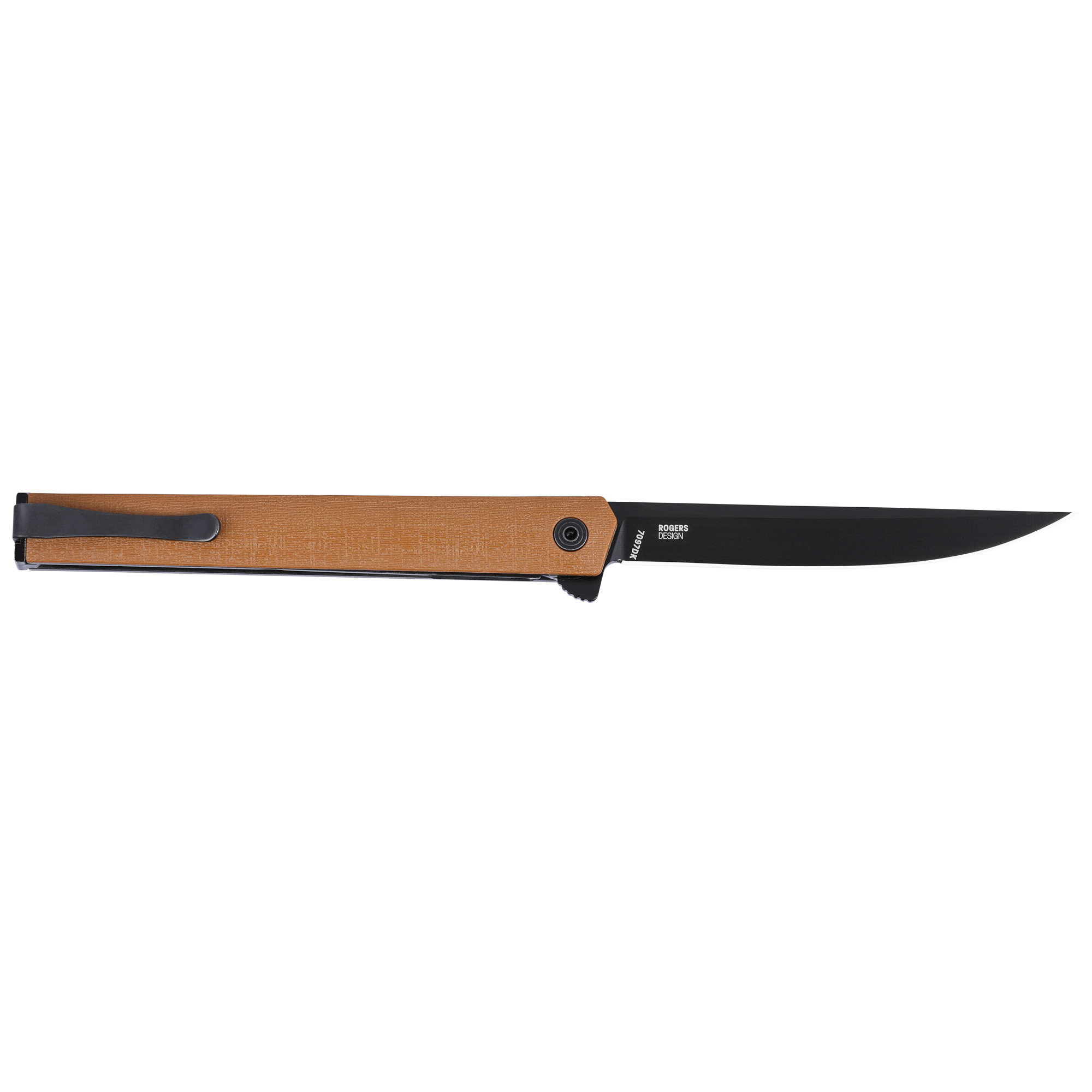 CRKT, Columbia River Knife & Tool, CEO Flipper, Folding Knife, 3.35" Drop Point Blade (7097DK) - Image 2