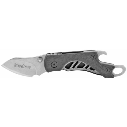 Kershaw, Cinder Folding Knife, 1.4" Blade, Stonewashed Finish, Black (1025FB)