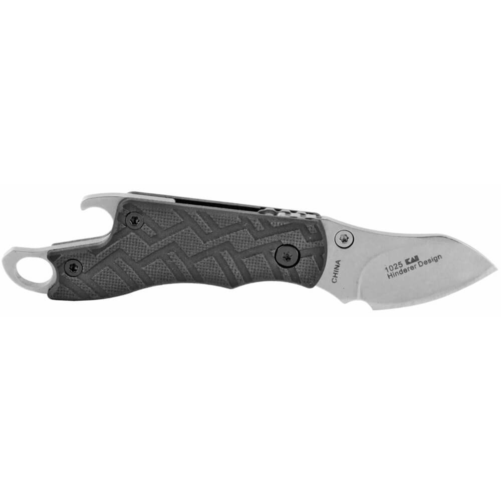 Kershaw, Cinder Folding Knife, 1.4" Blade, Stonewashed Finish, Black (1025FB) - Image 3