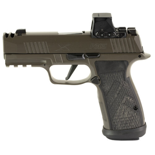 Sig Sauer, P365 AXG Legion, Metal Frame Pistol, Romeo-X Compact Red Dot Sight, Sub-Compact, 9MM, 3.1" Barrel, Cerakote Finish, Legion Gray (365AXGCA-9-LEGION-RXX)