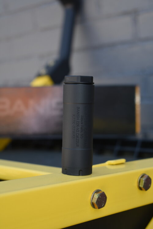 Banish 22k, 22LR Silencer, Black (BANISH-22K)
