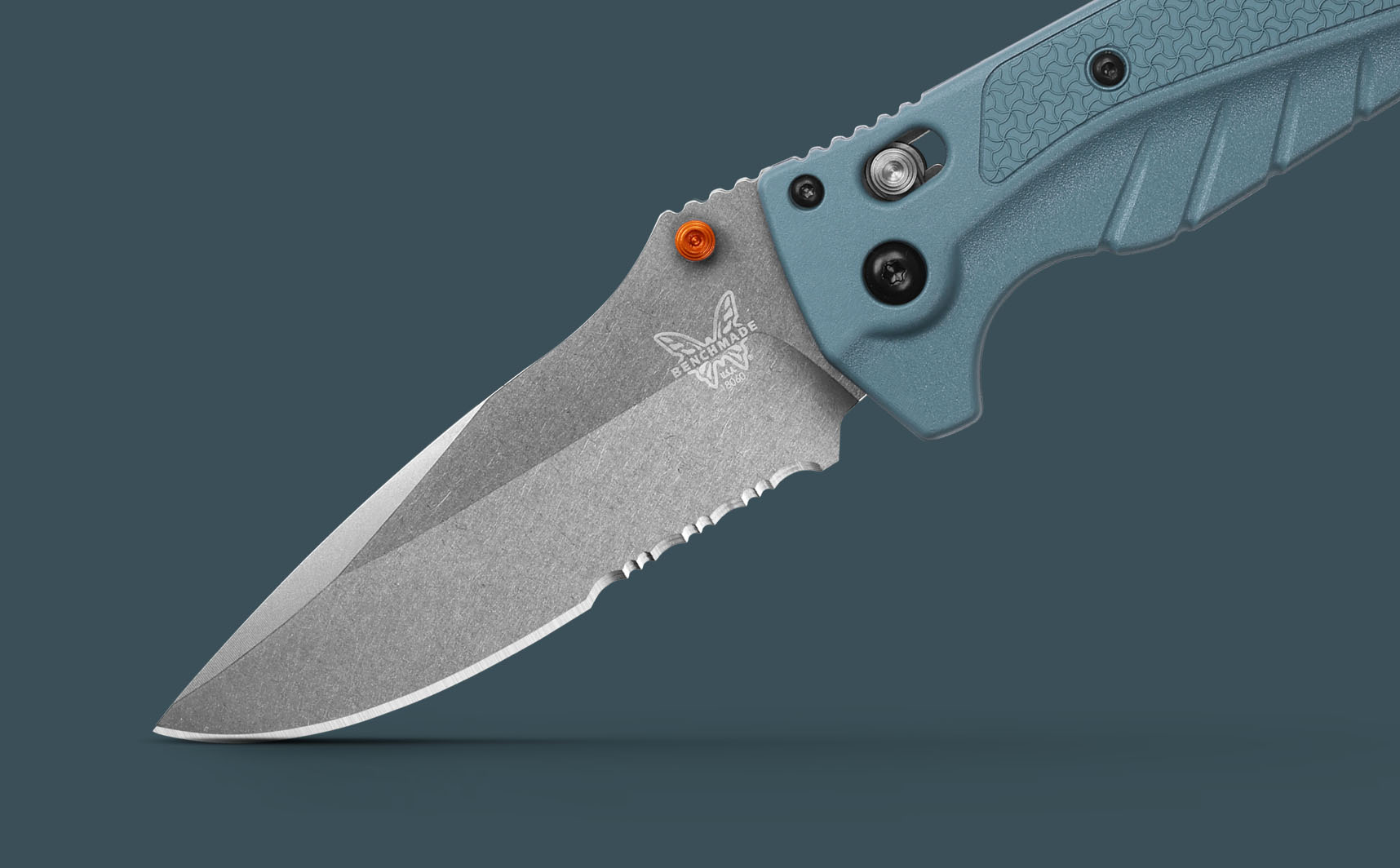 Benchmade Adira Depth Blue, Drop Point Knife (18060S)