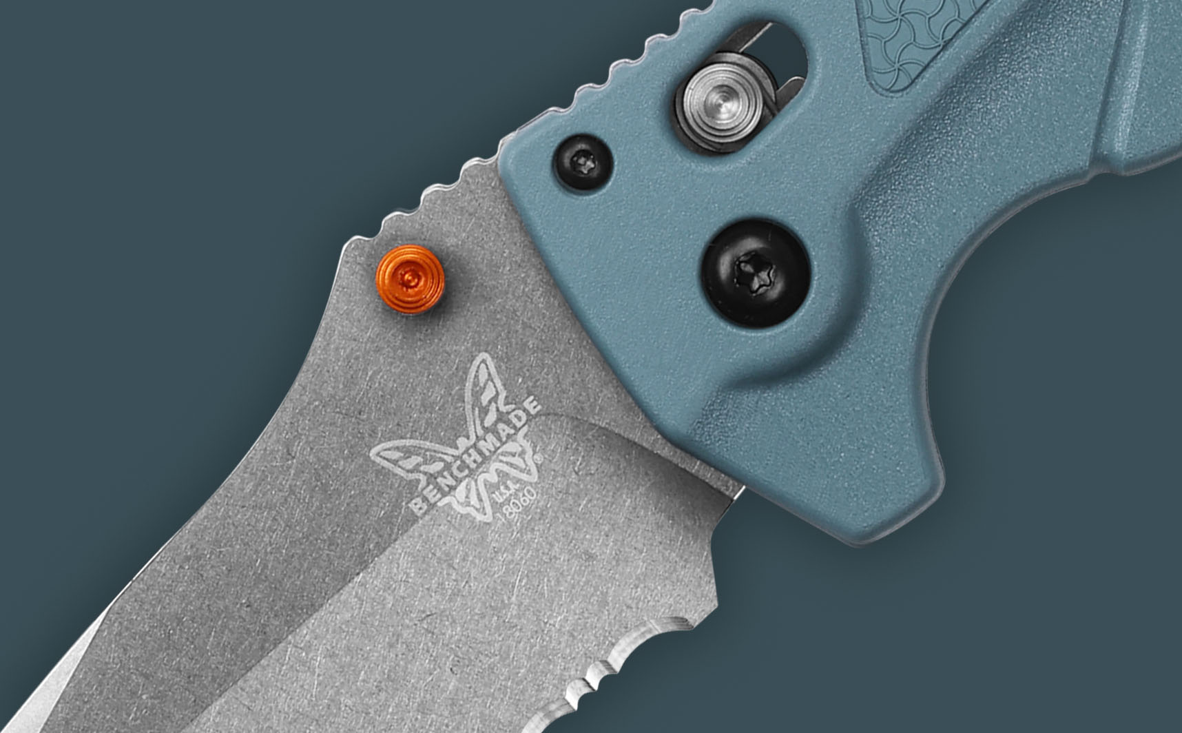 Benchmade Adira Depth Blue, Drop Point Knife (18060S) - Image 4