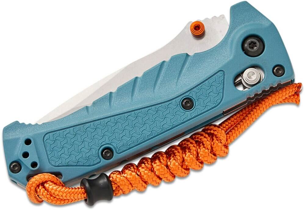 Benchmade, Mini Adira, 3.21", Drop Point Blade, Depth Blue (18065S) - Image 4