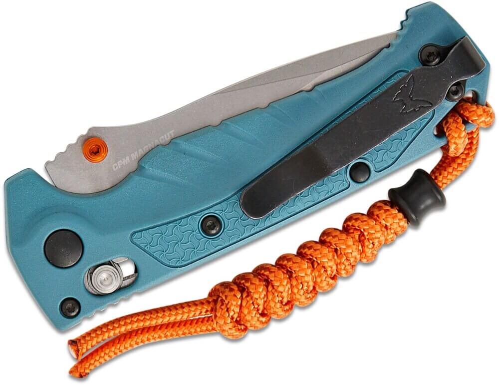 Benchmade, Mini Adira, 3.21", Drop Point Blade, Depth Blue (18065S) - Image 5